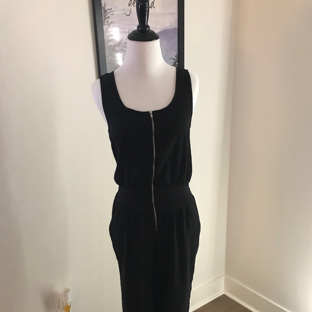 JOE B Black Jumpsuit with Zipper